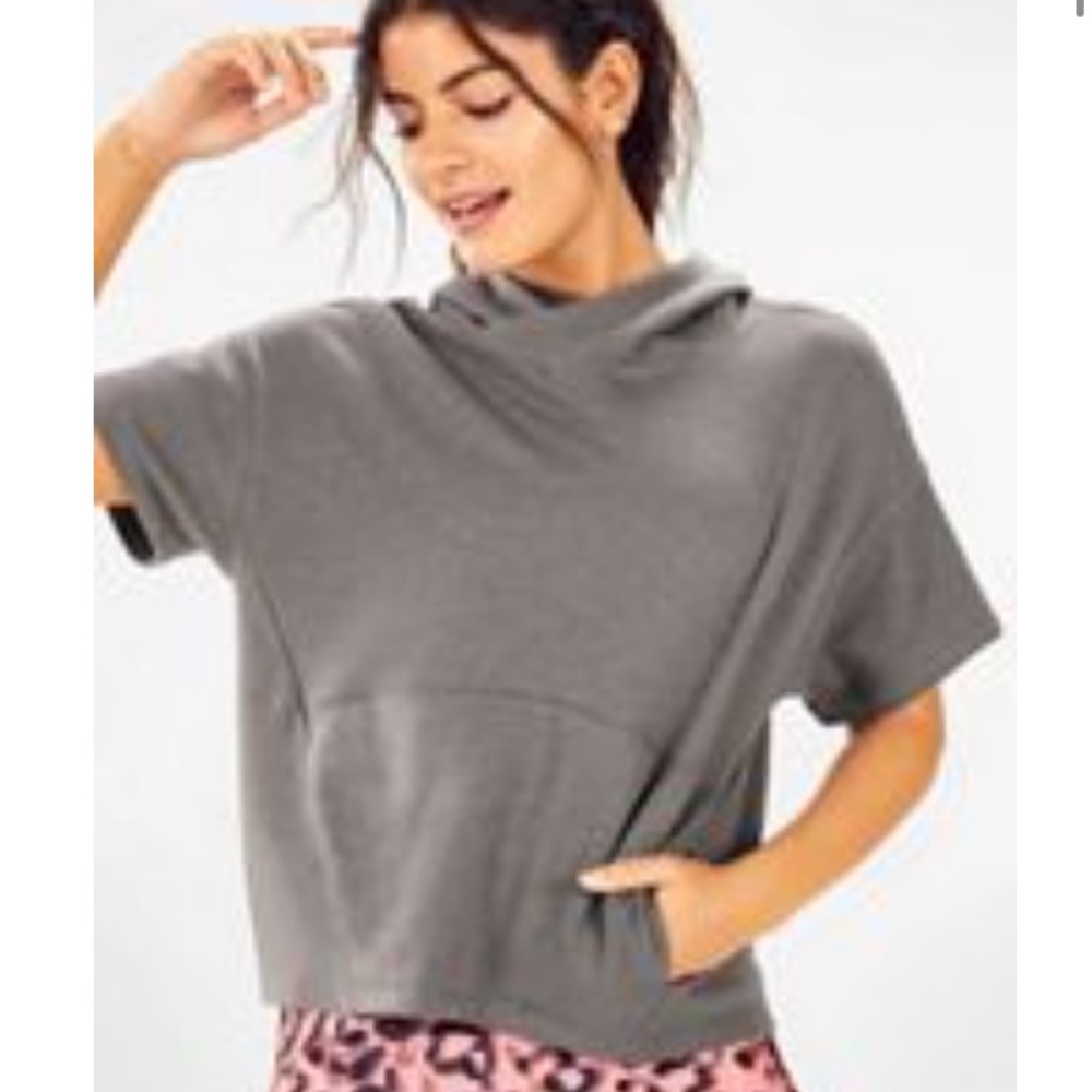 NWOT Fabletics Short Sleeved Hoodie